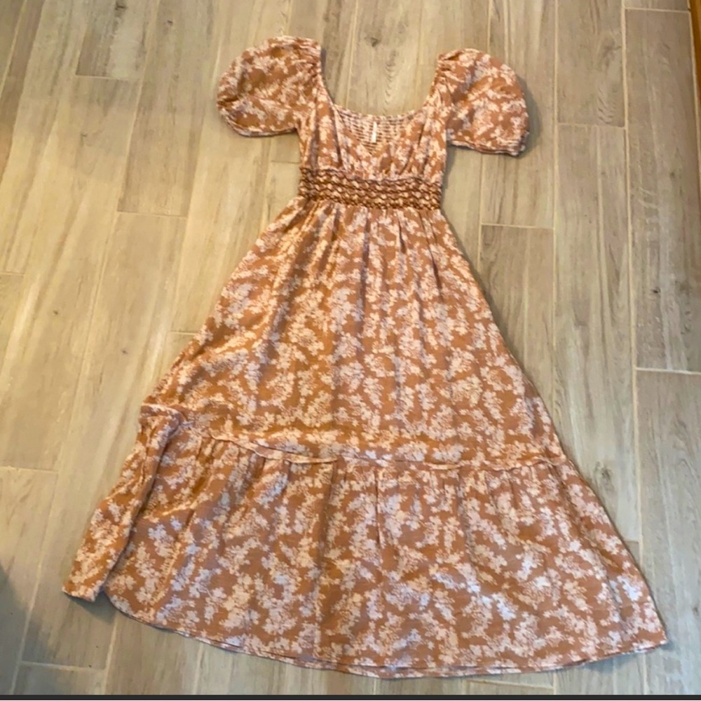 Free people floral midi dress